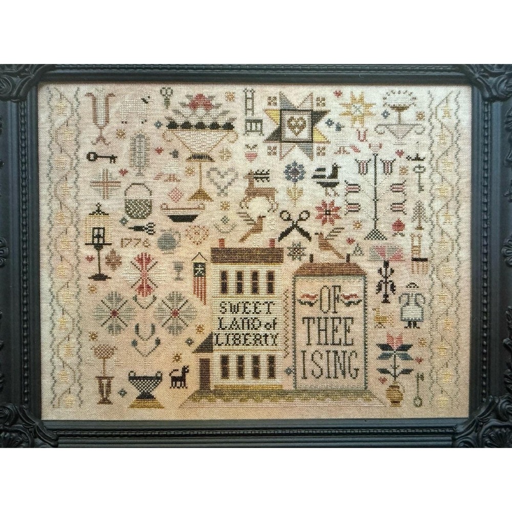 Shakespeares Peddler SWEET LAND OF LIBERTY Cross Stitch Pattern 2026 Stitch Camp